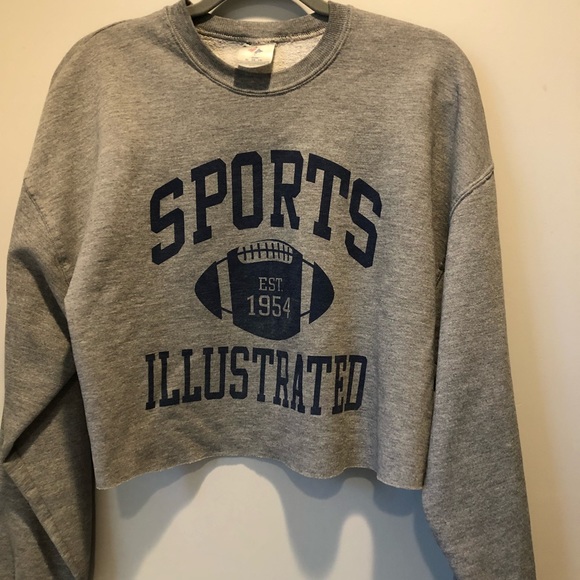 Vintage Sports illustrated crop crewneck